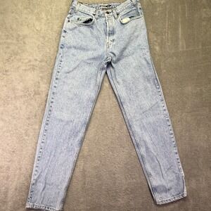 Vintage Mens GAP Easy Fit Light Wash Denim Jeans Button Fly 34x34 Made In‎ USA